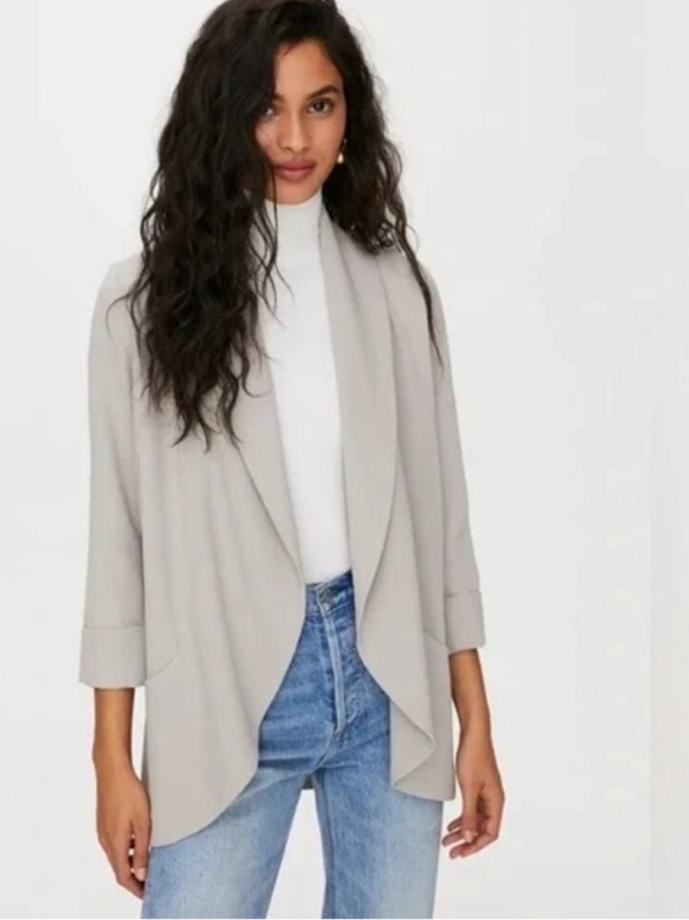 Wilfred chevalier blazer in Beige Grey size 4